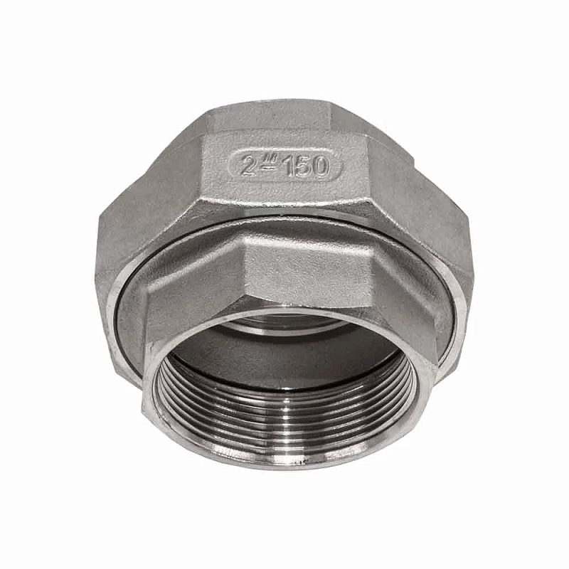 Американка NewKey NK-ADC/4 2″ Ду50 Ру16 муфтовая, присоединение - внутренняя / внутренняя резьба, корпус - нержавеющая сталь AISI304 (CF8)